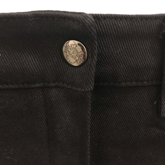 Lip Service Front Zip Pencil Skirt Small Black Zipper Slit Goth Punk 90s Y2K - Picture 6 of 11